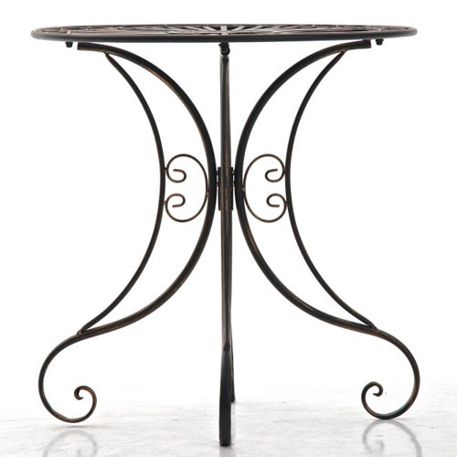 Lily Manor Bistrotisch aus Eisen & Bewertungen | Wayfair.de